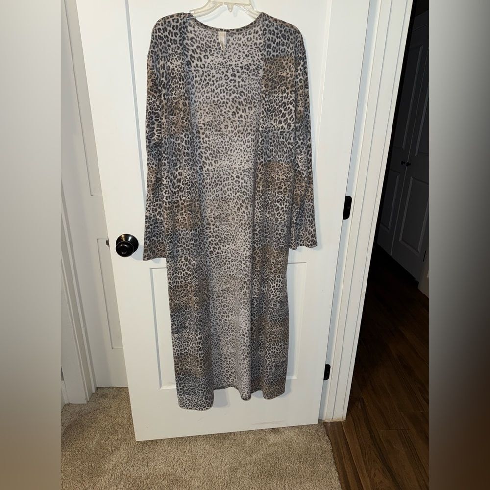 Leopard Print Long Dress